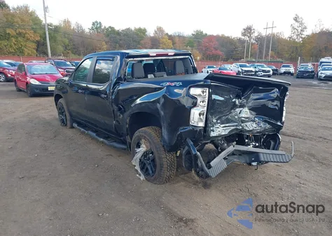 2025 Chevrolet Silverado 1500 4Wd Short Bed Custom z USA, uszkodzony, nr VIN 1GCPKBEK9SZ260295
